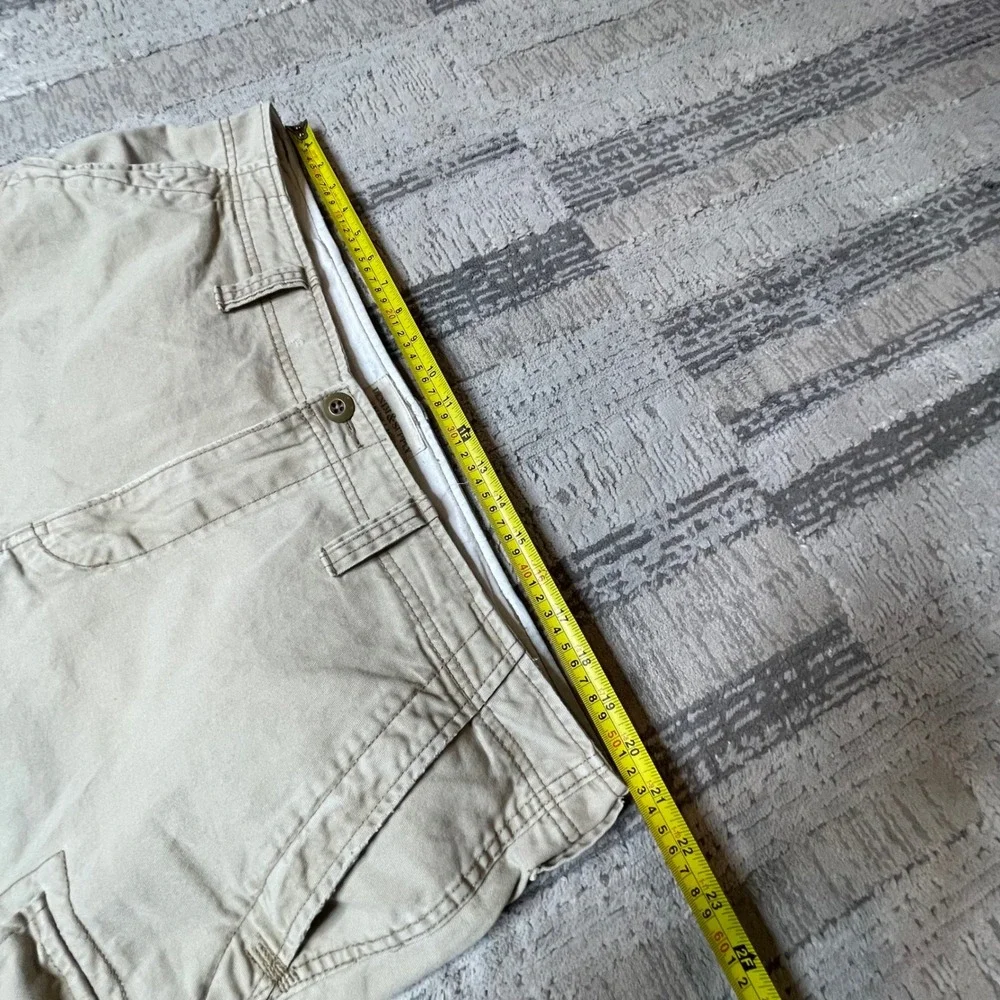 Vintage Y2K Denim‎ & Supply Ralph Lauren Cargo Shorts Khaki Distressed Mens 40